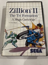 Zillion II: The Tri Formation Sega Master, 1988 COMPLETE untested