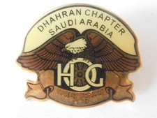 PINS BADGE MOTO HD COLLECTOR HARLEY-DAVIDSON HOG DHARAN CHAPTER SAUDI ARABIA