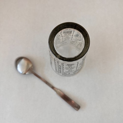 Vajilla Federal vintage, mezcladora de cócteles de vidrio de 6" con recetas de bebidas y cuchara SS 8" - Imagen 11 de 15