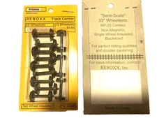 ReBoxx-2 33" HO Semi-scale wheels sets, .955" Axle Length, 12/ Pkg, NMRA RP-25