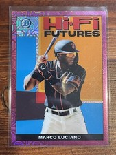 2022 Bowman Marco Luciano Hi Fi Futures #HIFI-7 Pink Mojo Refractor /199 Giants