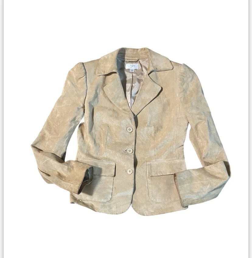 Ann taylor suede jacket cheap