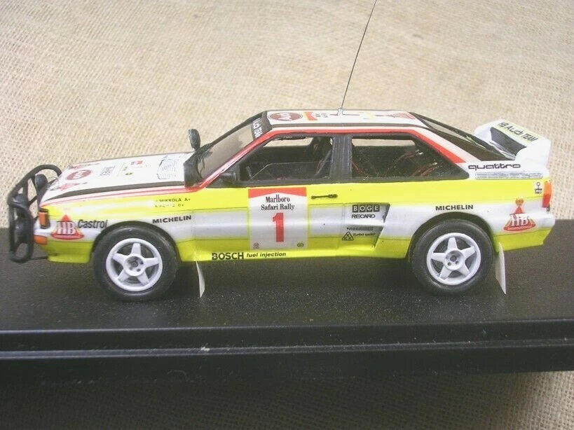 AUDI QUATTRO HB SAFARI RALLY 1984 MIKKOLA  RACING43 1/43 TRUE                    - Immagine 4 di 4