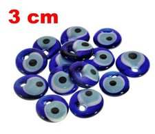 3cm Türkei Nazar Boncuk Glasperlen Anhänger Deko Amulett Sünnet Nikah Bebek NZ1