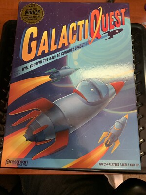 Pressman GalactiQuest Win The Race Board Game New Sealed ages 7 & up 2-4 players