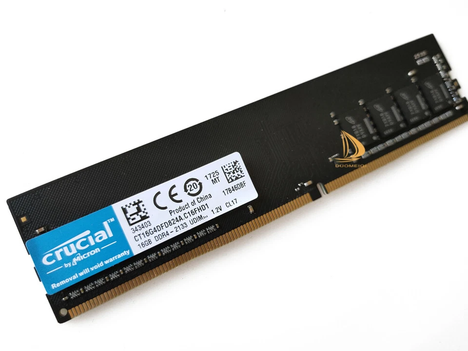 Crucial 16GB 1RX8 PC4-2133P DDR4 17000MHz 288Pin UDIMM Desktop Memory RAM ddr4 - Image 4 of 4