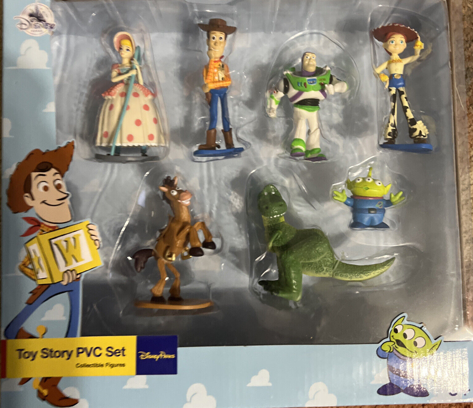 Disney Parks Pixar Toy Story PVC Collectible 7 Figurines Set Toy Kids NEW