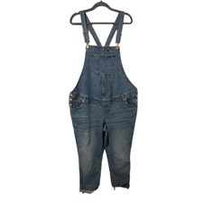 Ingrid  Isabel Maternity Women  s Size 16 Bib Overalls Jeans Blue Ladies