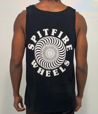 ZUMIEZ Spitfire OG Classic Black Tank Top