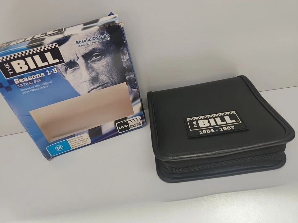 The Bill Season 1-3 (DVD, 1984) Special Edition 12 Disc Set Leather Dvd Wallet - image 4 of 4