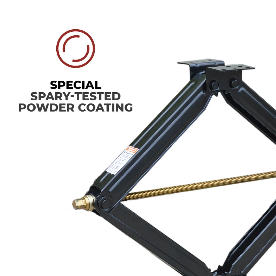 30" Scissor Jack with Crank Handle | 5000lbs Capacity | 5-30” Height - Image 4 of 4