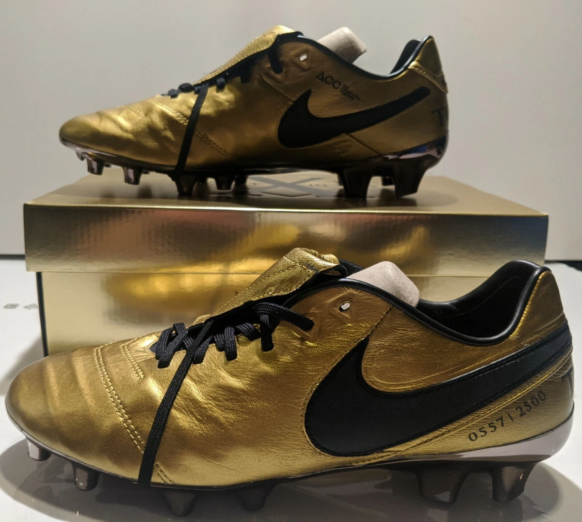 Nike Tiempo Legend VI SE FG (Totti x Roma) US 9 8- Pair 557 2500-RARE | eBay