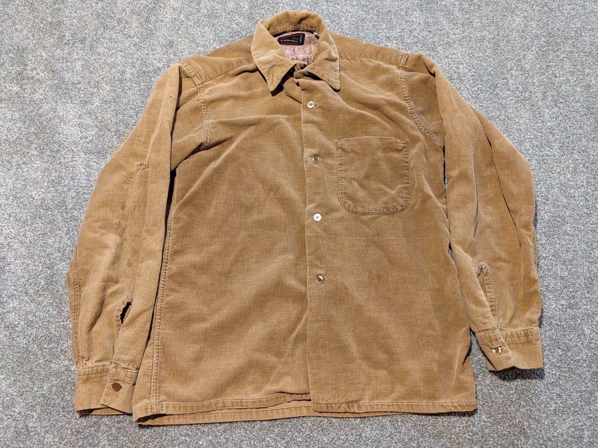 トップス 60s sandy mac donald corduroy shirts 60s Sandy Mac Donald Corduroy Open Collar Shirt 