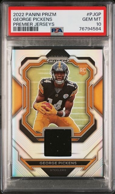 George Pickens Panini Prizm Premier Jerseys #PJGP Base