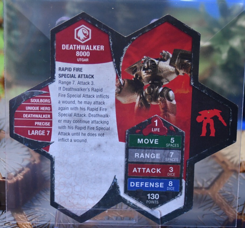 Heroscape: Deathwalker 8000 (1 figura y 1 carta de batalla) - Imagen 2 de 2