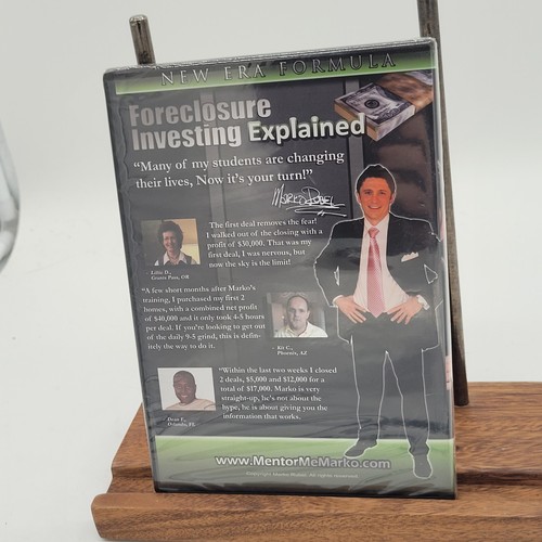 Factory Sealed Foreclosure Investing Explained DVD 11 Of 12 Marko Robel - Imagen 2 de 2