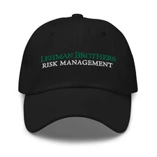 Lehman Brothers Risk Management Dad Hat, Funny Lehman Bros Cap