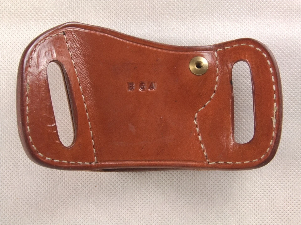 Funda de cuero ruso deslizable alto para guardaespaldas S&W .380-derecha El Paso Saddlery Foto 2 de 3