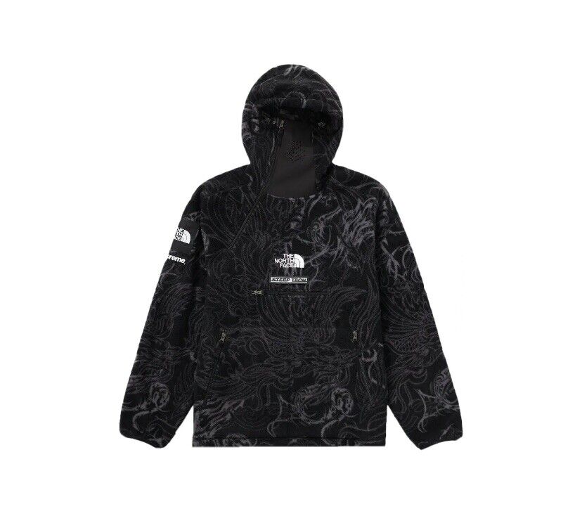 Supreme®/The North Face Steep Tech Fleece Pullover Black Dragon L