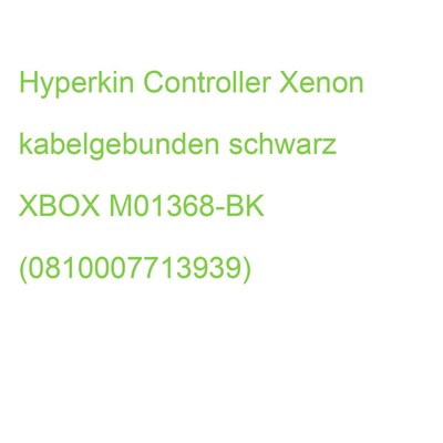 Hyperkin Controller Xenon kabelgebunden schwarz XBOX M01368-BK (0810007713939)