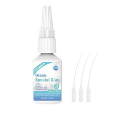 20g Glass Glue Instant Strong Adhesive for Glass Acrylic & Other Materials Clear