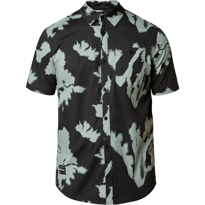 NEW Men's Fox Racing Greenhorn Short Sleeve Button Front Shirt Size Large 