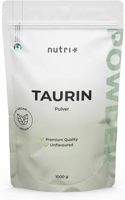 Nutri+ Taurin Pulver 1000g Taurinpowder tägliche Nahrungsergänzung