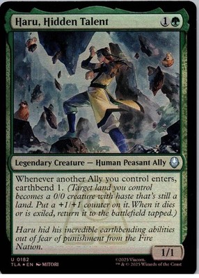 Haru, Hidden Talent - U - Avatar: The Last Airbender - 182 - NM - Foil