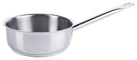 Contacto Edelstahl Stielkasserolle 16 Cm Extra Niedrig