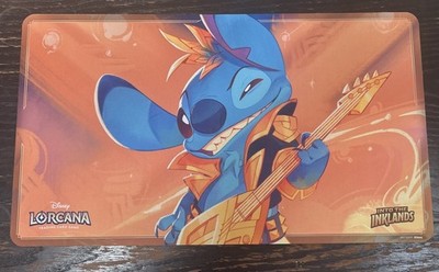 Disney Lorcana: Stitch - Rock Star Playmat - Runner Up Set Championship RARE