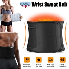 Slimming Waist Trainer  Trimmer Belt Lower Belly Fat Sweat Band Men  Women USA