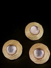 9 Faux Crystal Designer Shank Buttons. Extraordinarily Dazzling. — photo 3