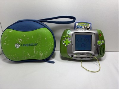 LeapFrog Leapster Learning System Handheld Console with Case And 1 Game *TESTED*