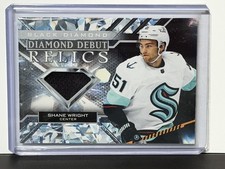 2022-23 Upper Deck Black Diamond - Diamond Debut Relics Shane Wright #DD-SW...