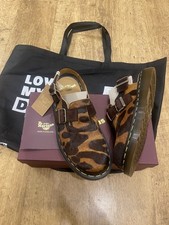 Dr. Martens Jorge Ocelot Slingback Mules. Made In England. Size 8 UK. 30566933.