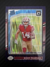 2024 Panini Donruss Optic Rated Rookie Ricky Pearsall #284 - Purple Shock Prizm