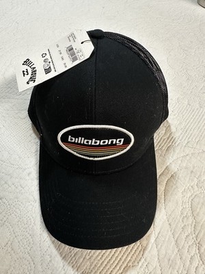 Billabong Walled Trucker Logo Patch Baseball Hat Cap NWT