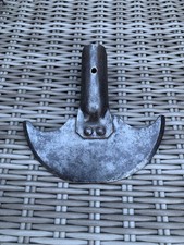 Vintage half moon shaped garden tool head