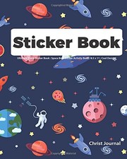 STICKER BOOK: ULTIMATE BLANK STICKER BOOK : SPACE BOYS By Christ Journal  NEW 