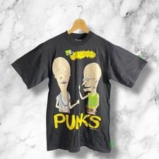 Stanley Desantis BEAVIS AND BUTT-HEAD T-shirt Size M 1995 Vintage Made in USA