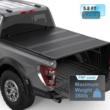 5.8ft Hard Frp Tonneau Cover For 2007-2026 Chevy Silverado Sierra 1500 4 Fold 5.8ft Hard Frp Tonneau Cover For 2007-2026 Chevy Silverado Sierra 1500 4 Fold
