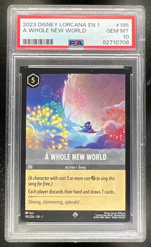 A Whole New World graded PSA 10 for sale on eBay