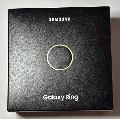 New Samsung Galaxy Ring Titanium Gold SM-Q514 AI Smart Ring - Size 14 - product listing photo