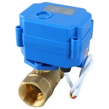 Homend Motorized Ball Valve 3/4" Standard Port Brass 9-24V 3 Wire Wiring