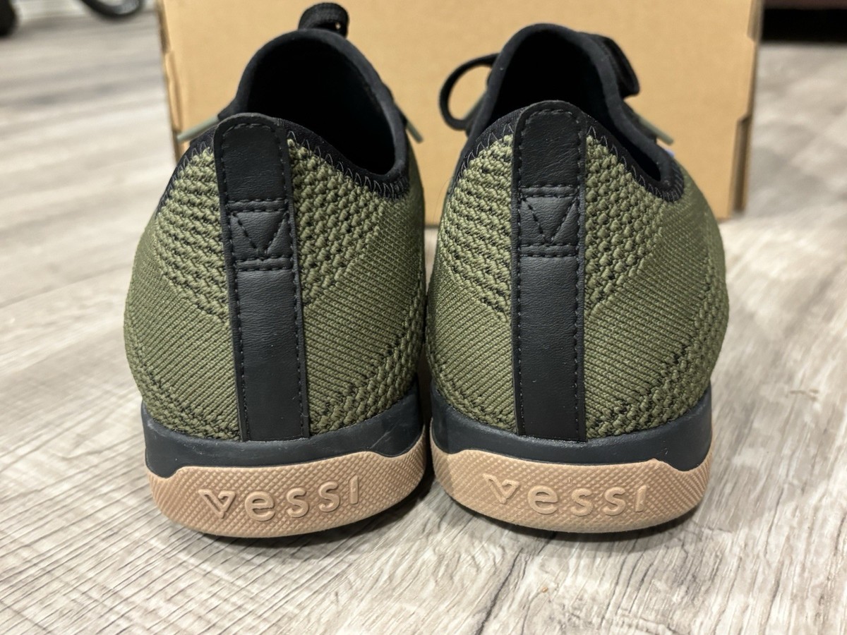 Vessi Weekend Sneaker Mens Size 9 Waterproof Shoes Spruce Green, Terra Cotta NEW Men main image 2