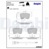 Bremsbelagsatz BremsklöTze FüR VW Golf Viii Variant CG5 DB5 CB1 CD1