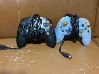 Lot 2 Xbox Wired Controllers Microsoft Official Controller & Mad Catz 4516