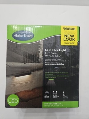Harbor Breeze LED Deck Light/ Stair Accent Lighting 70 Lumens (Single Pack)