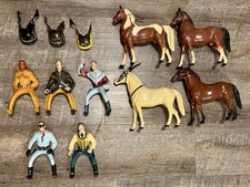 Vintage Hartland Lone Ranger Tonto Horses Figure Figures Lot Of 12