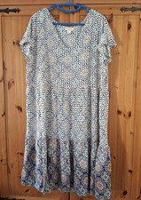 Loralette Evans Tiered Dress UK Size 20 Plus Size excellent condition